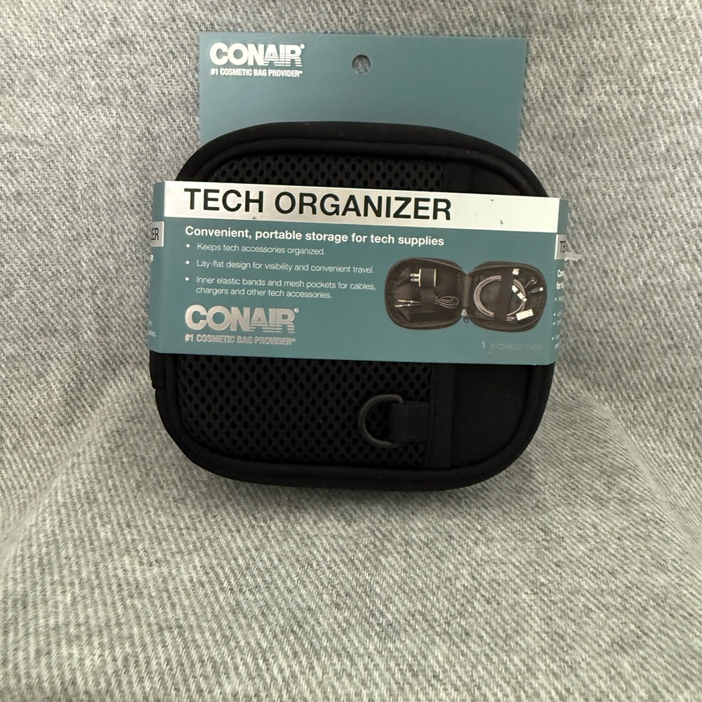 Conair Black Tech Organizer Case